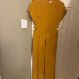 GBG Los Angeles Yellow Wide-Leg Jumpsuit